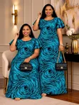 Mavazi ya Kitenge - Maxi Dresses za Wanawake - 1