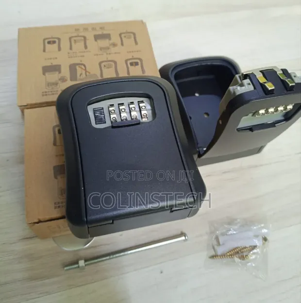 4-Digit Combination Key Safe Box - 1