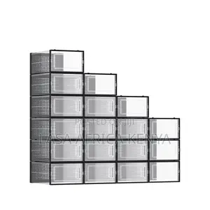 LASA Storage Box Set - Vipande 18 vya Kukunja, Kingo Nyeusi