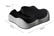 Ergonomic Seat Cushion - High-Density Memory Foam - 2