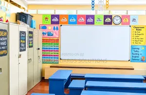 1.8m x 1.2m Whiteboard ya Kuchomeka Ukutani yenye Sumaku - Fremu ya Alumini