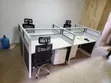 Office Cubicle Workstation with Glass Partition - 2
