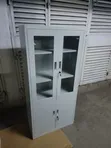 Kabati la Ofisi la Filing la Milango 4 - Grey Steel - 2