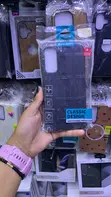 Black Rugged Shield Hard Case for Samsung Galaxy A54 5G - 1