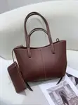 Polene Cyme 2-in-1 Mkoba wa Tote na Mkoba Mdogo (Ukiwa Umebeba) - 4