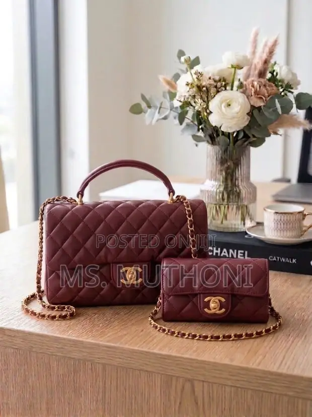 2-in-1 Chanel Coco Handle Bag & Wallet Set - 1