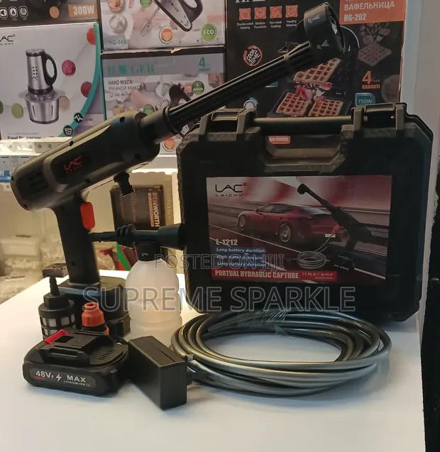 LAC 48V Cordless High Pressure Car Washer L1212 - 1