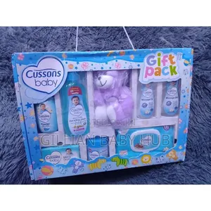 Seti ya Cussons Baby Hair & Body Wash na Baby Powder