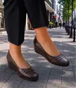 Kiramona Comfortable Low Closed Wedges - Size 37-43 - 1