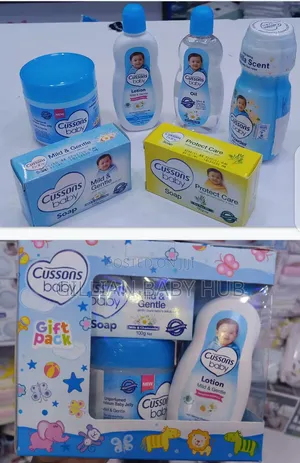 Cussons Baby Powder & Hair/Body Wash Set