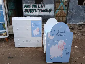 King Size Chest of Drawers & Baby Cot - Brand New