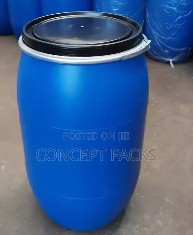 160L Silage Storage Drum with Airtight Lid - 1