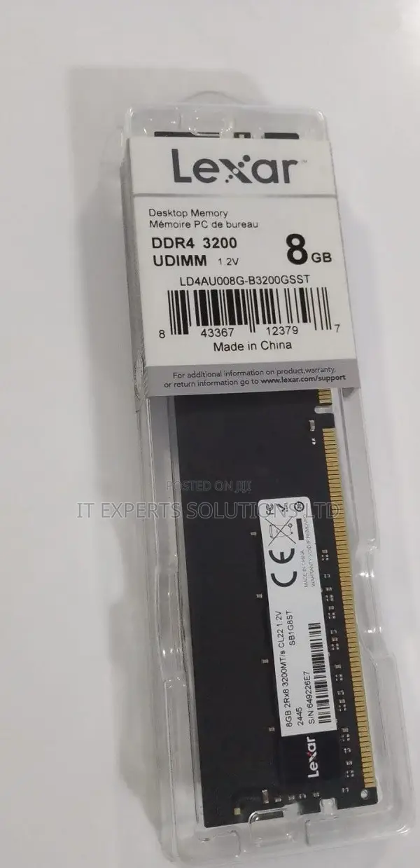 Lexar 8GB DDR4 3200MHz Desktop RAM - 1