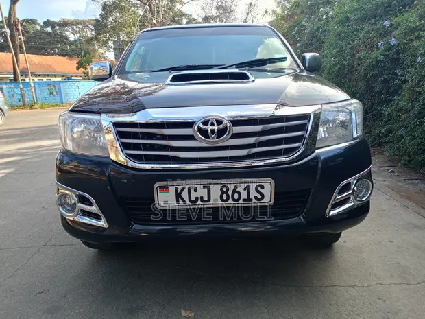 Toyota Hilux 2010 Double Cab Nyeusi Matt - 1