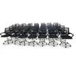 Black Mesh Mid-Back Office Chairs (Brand New) - 1