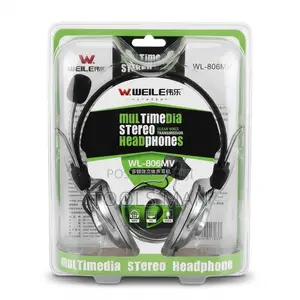 Weile WL-806MV Headphones za Stereo za Multimedia Zenye Mic