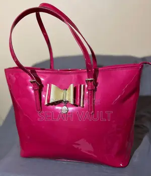 Mkoba Mzuri wa Pink wa Glossy