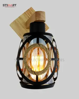 Decorative Rustic Rope Wall Light