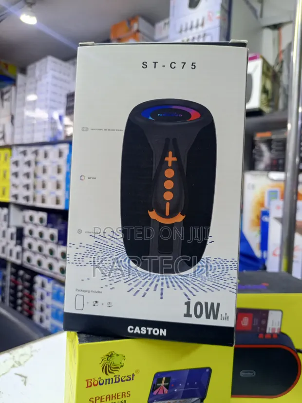 Caston ST-C75 Portable Stereo Speaker with RGB Light - 1