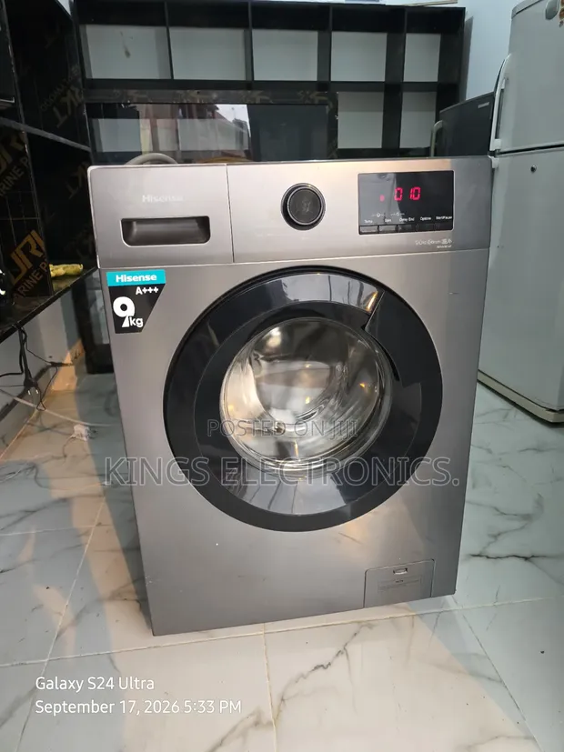 Hisense 9kg Mashine ya Kufulia - 1