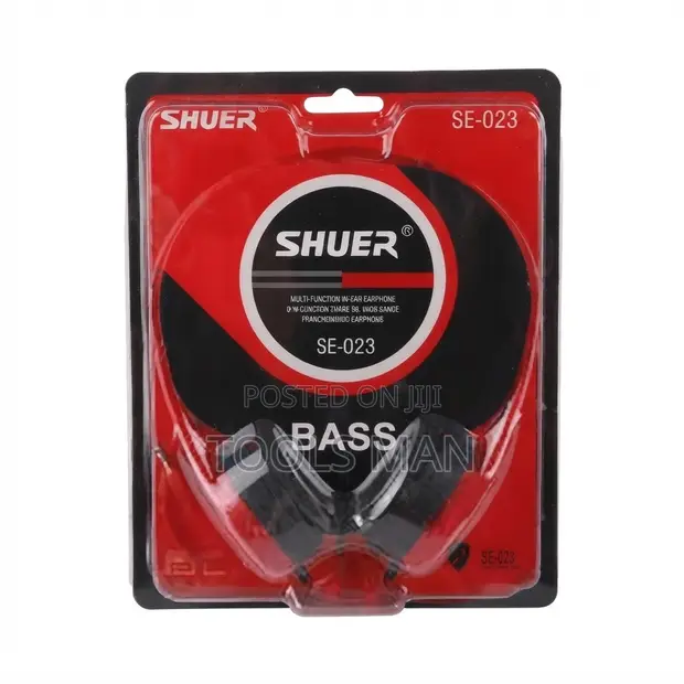 Shuer SE-023 Super Bass Wired Stereo Headphones - 1