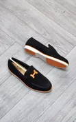 Hermes Loafers za Suede za Kiume Zenye Ubora - 1