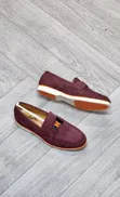 Hermes Loafers za Suede za Kiume Zenye Ubora - 5