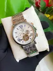 Patek Philippe Automatic Gents Watch - Uso Nyeupe Chuma cha Kutupwa - 2