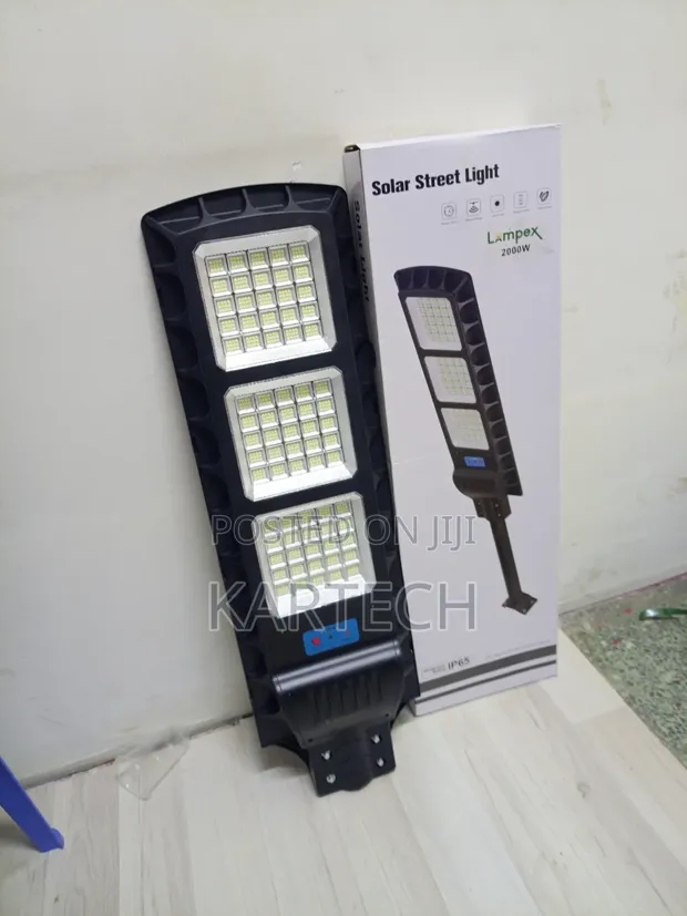 Lampex Heavy-Duty 2000W Solar Street Light ya Nje - 1