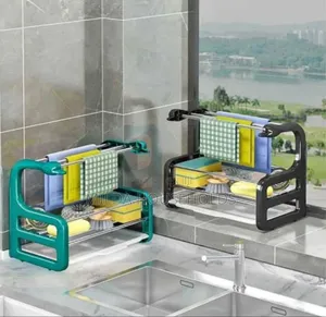 Duck Shape Sink Top Organizer Rack - Green