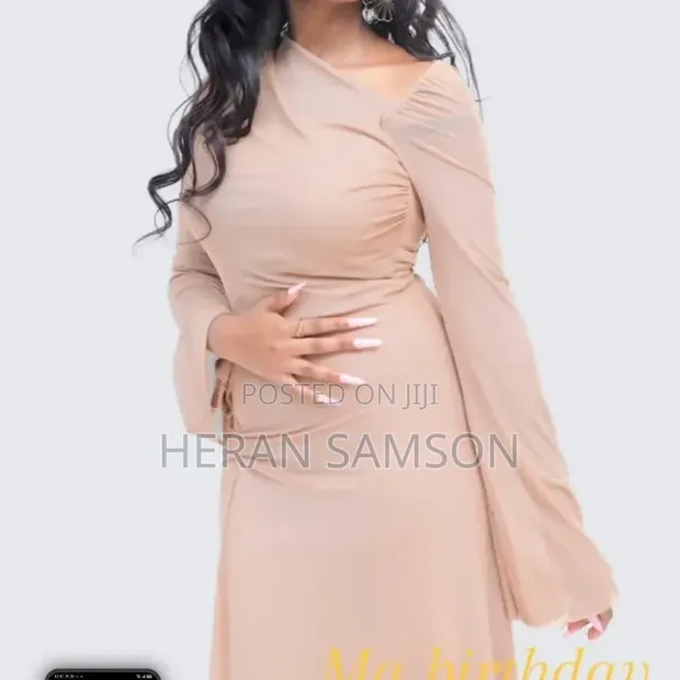 Evening Elegant Dress - Crimson Mesh Bodycon - 1