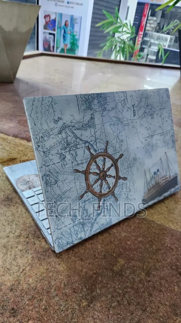 Nautical-Themed Customized Laptop Skin - 1
