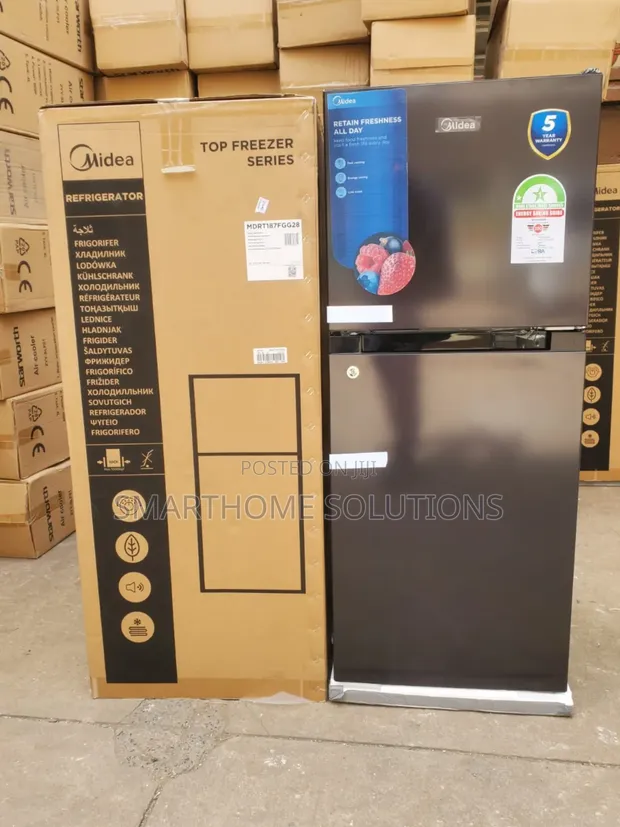 Midea 128 Litres Double Door Refrigerator - 1