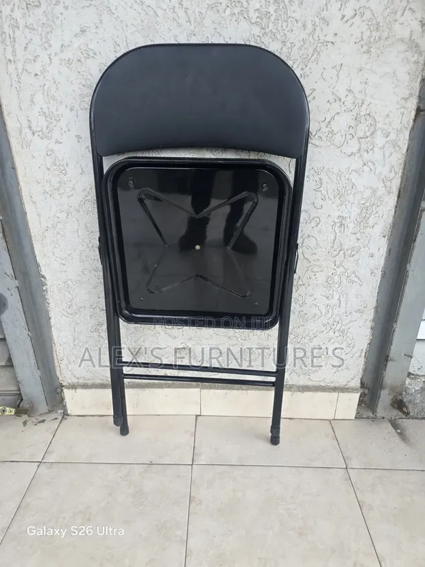 Brand New Foldable Chairs with Padded Seating - 1