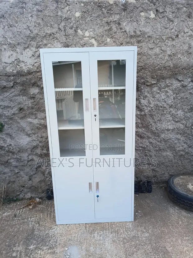 Qualified Glass Metallic Cabinet - 1