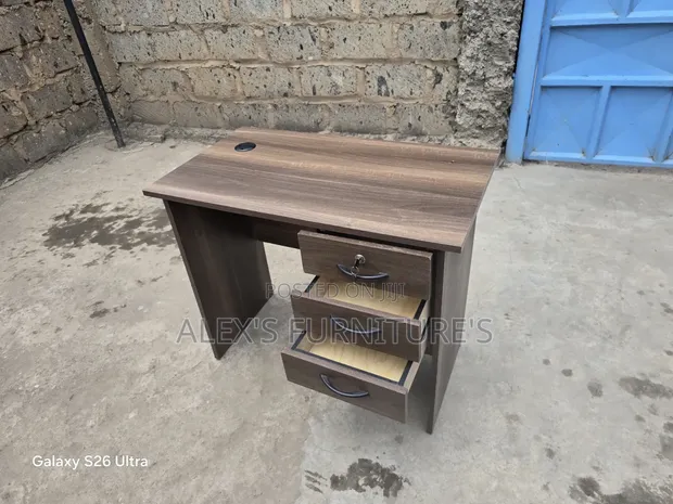 Modern Study Desk with Drawers - Brand New - 1