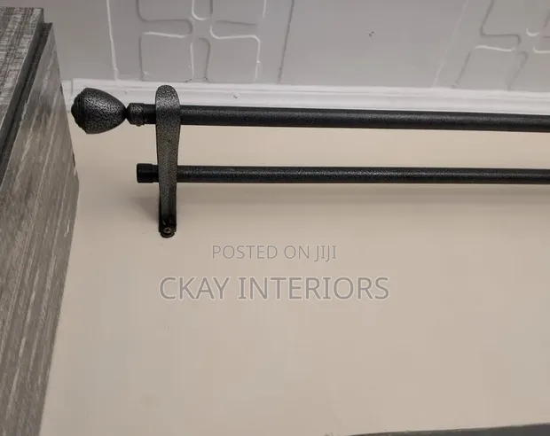 Powder Coated Curtain Rods - Jua Kali - 1