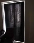 Blue and Black Vertical Blinds - Easy to Operate - 1