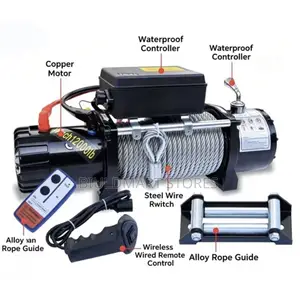 24V 12000lbs Electric Pulling Winch