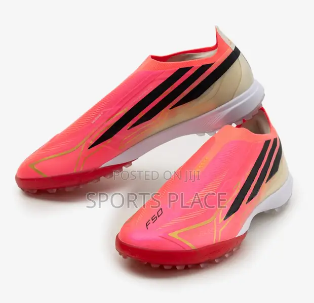 Adidas F50 Hyperfast Pro Laceless Turf Football Shoes - 1