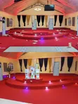 Carpet ya Kanisa ya Delta - Nyekundu, Unene wa 4mm - 1