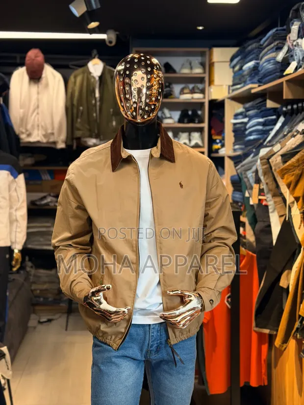 Polo Ralph Lauren Harrington Jacket - Beige, XL - 1