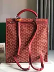 Red Goyard Saint Léger Soft Briefcase Backpack - 2