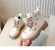 Viatu vya Maua vya Wasichana - Cream & Nyeusi, Size 29-36 - 3