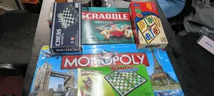5-in-1 Combo: Chess, Monopoly, Scrabble, Ludo & Snakes and Ladders