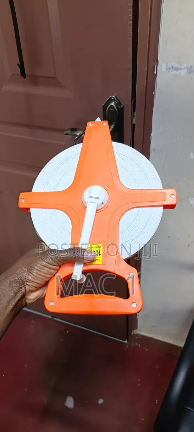 100M/330FT Fiberglass Measuring Tape ya Open Frame - 1