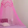Pink Ring Net Round Mosquito Bed Net - 1