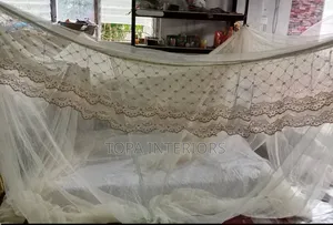 Premium 4-Stand Canopy Mosquito Net - Purple