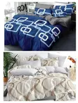 5x6 & 6x6 Flowered Cotton Duvet Cover Sets (6PCS) - 1