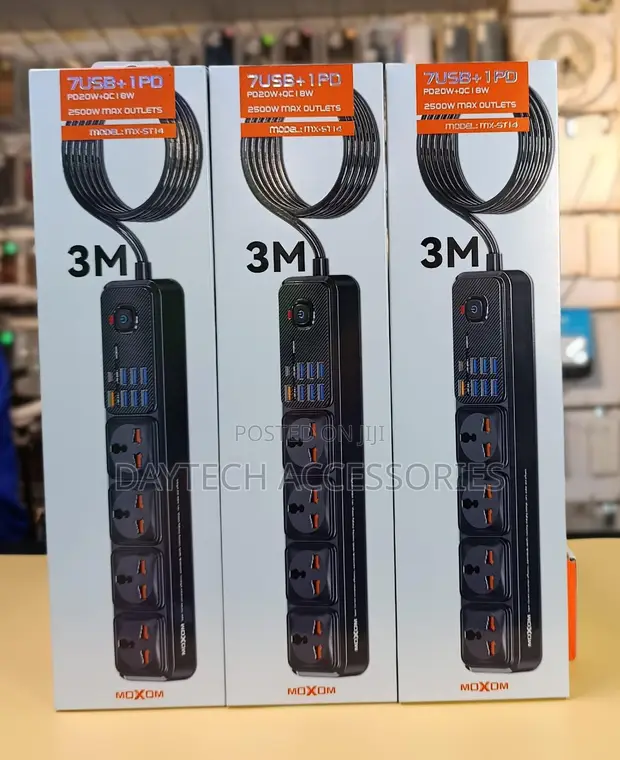 Moxom MX-ST14 12-in-1 Power Strip Extension - 1